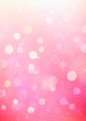 Pink bokeh vertical background for Banner, Poster, ad, celebration, event and various design works