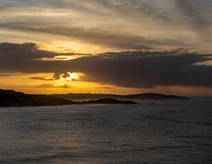 A beautiful sunrise over the coastline of Esperance Western Australia.