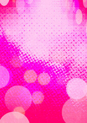 Pink bokeh vertical background for Banner, Poster, ad, celebration, event and various design works