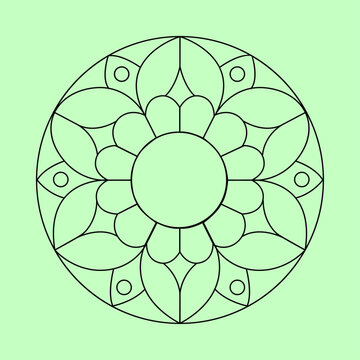 Onam Pookalam design vector for Flower art, 