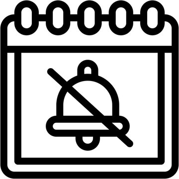 recommend clip art: Vector Icon Calendar, Date And Time, Forbidden, Blocked, Alarm