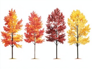 Naklejka premium trees