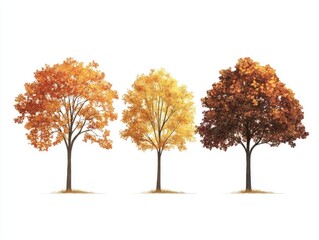autumn tree vector