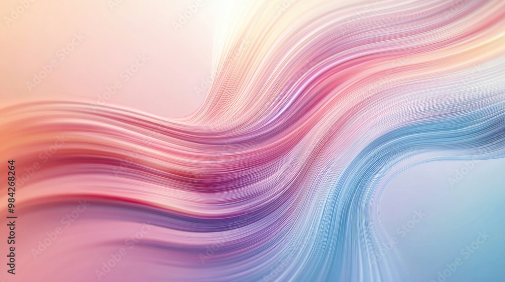 Poster abstract motion background in a line art style for design purposes