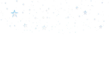 PNG Sparkling stars border, transparent background