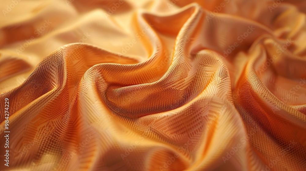 Poster high-resolution image of a smooth fabric texture with detailed weaving and colors
