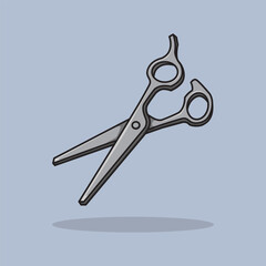 Vector illustration Barber Scissors. Vector design Barber Scissors. Barber Scissors design illustration and icon for website, digital and prin