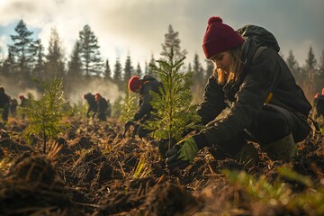 Colorful capsules with red contents floating in a vibrant background