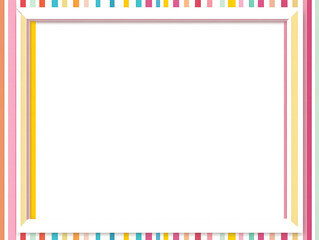 Abstract Pastel Background with White Frame for Text or Design
