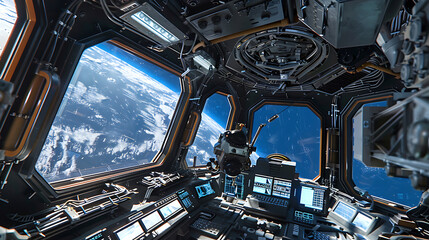 space station interior