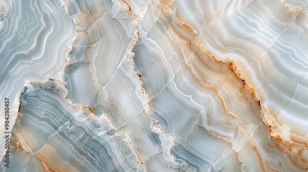 Aufkleber high-definition image of a smooth marble texture with veining and color variations