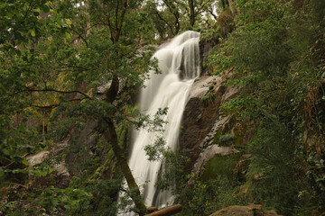 Majestic Ribasieira Waterfall