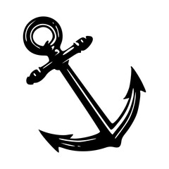 anchor on white background