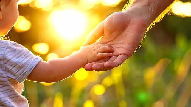 A heartfelt moment of nurturing and responsibility.