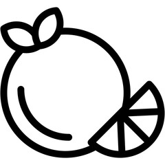 orange, Food, fruit, vegan, nutrition Icon