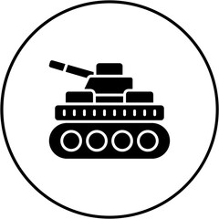 Obraz premium Tank Icon