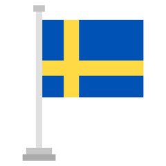 Vector Icon for Sweden, country, national, flag, world flag