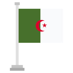 Vector Icon for Algeria, country, national, flag, world flag