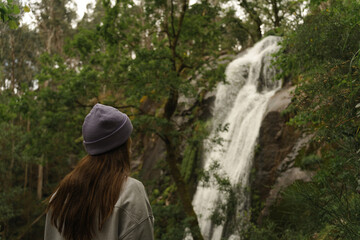 Waterfall at Ribasieira Trail