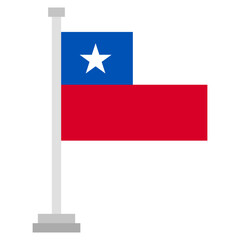 Vector Icon for Chile, country, national, flag, world flag