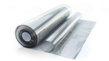 UV-blocking film for covering windows and light fixtures to protect against light damage isolated on white background