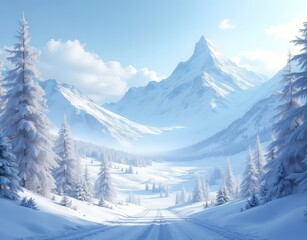 Frozen Landscapes: Majestic Wintery Scenes to Capture the Essence of Nature's Tranquility