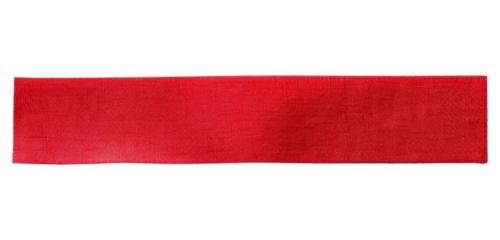 PNG Fabric red adhesive strip white background accessories rectangle.