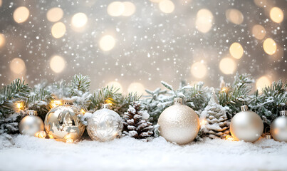 Christmas and New Year-themed graphic background