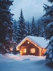 Christmas and New Year-themed graphic background