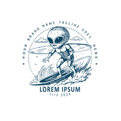 illustration vintage old sewing machine logo hand drawn