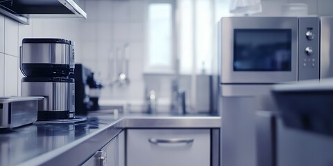 Modern Kitchen with Stainless Steel Appliances