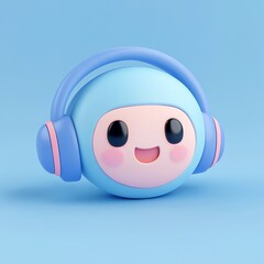 Naklejka premium 3D Care Icon: Support and Assistance for Customers Logo Illustration