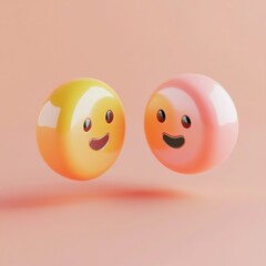 3D Chat Icon: Online Customer Assistance Tool Logo Illustration