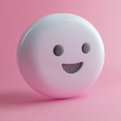 Fototapeta premium 3D Chat Icon: Online Customer Assistance Tool Logo Illustration