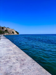 Obraz premium Mediterranean Sea with a beautiful view