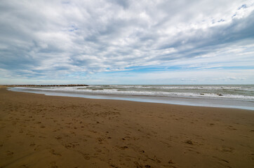 Strand von Cavallino am Adriatischen Meer, Region Venezien, Italien