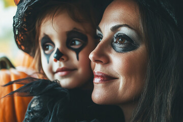 Fototapeta premium People njoying party celebration in halloween style generative ai concept