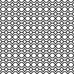 Seamless monochrome vector textures, black and white abstract geometric patterns. Design element for textile, print, fabric.