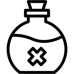 Potion, Miscellaneous, Potions, Toxic, Poison, Bottle Icon