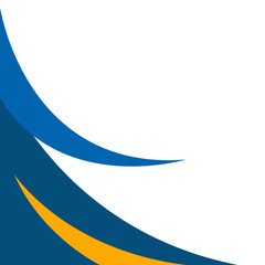 Modern Business Wave Corner