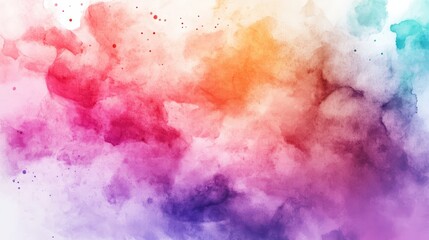 Obraz premium Colorful Explosion of Watercolor Paints Creating Vibrant Artwork
