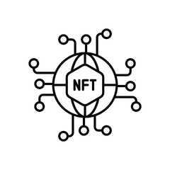 Nft Website vector icon