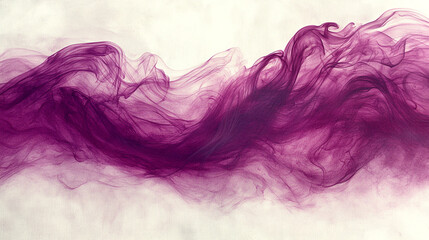 Abstract swirling purple smoke on a light background, perfect for creative designs, wallpapers, or artistic projects.