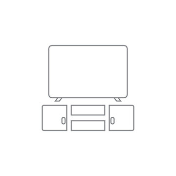 recommend clip art: table Grey icon with white background