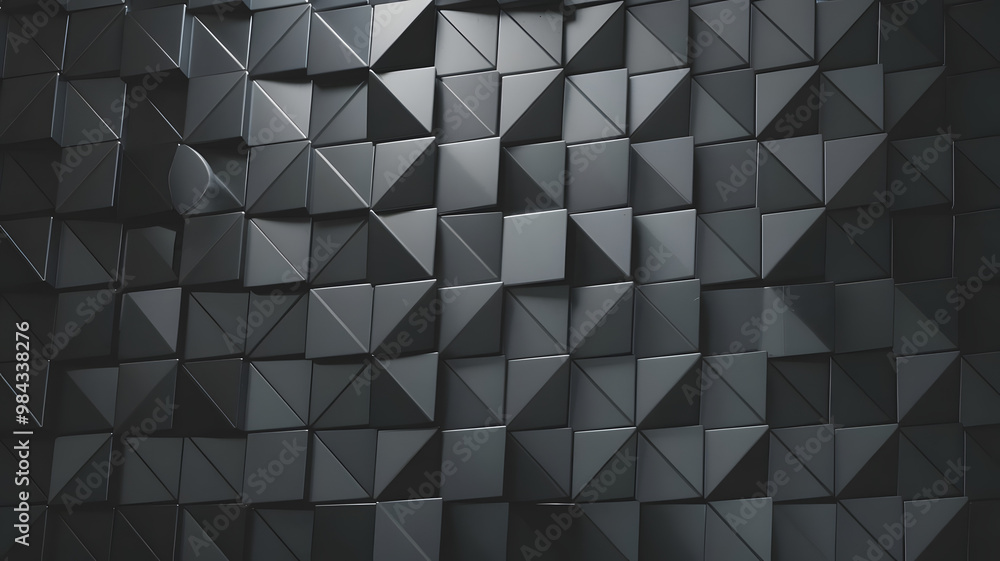 Poster abstract geometric pattern: a mesmerizing, close-up view of a textured surface composed of interlock