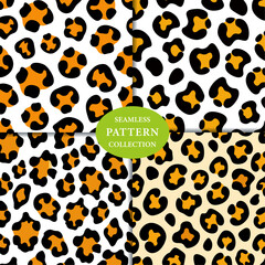 beautiful Leopard skin Seamless Pattern Background