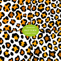 beautiful Leopard skin Seamless Pattern Background