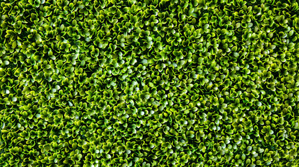 A Close-Up View of a Dense, Green, Artificial Grass Wall, Perfect for a Natural Background.