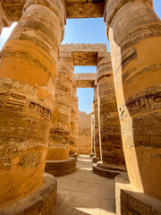 Discovering of the ancient egyptian architecture