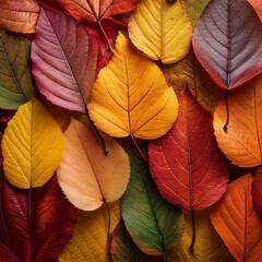 Autumn Leaves Background – Vibrant Fall Foliage
